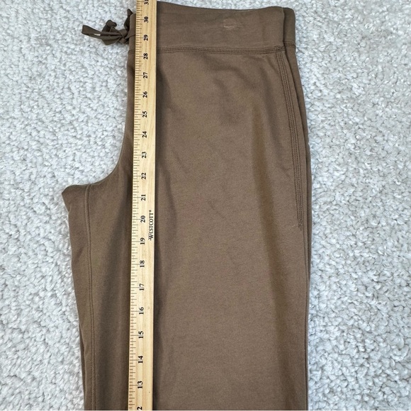 NEW Tommy Bahama Lounge Crop Pants. Comfy Knit Pull On Drawstring Brown Small - Picture 8 of 9